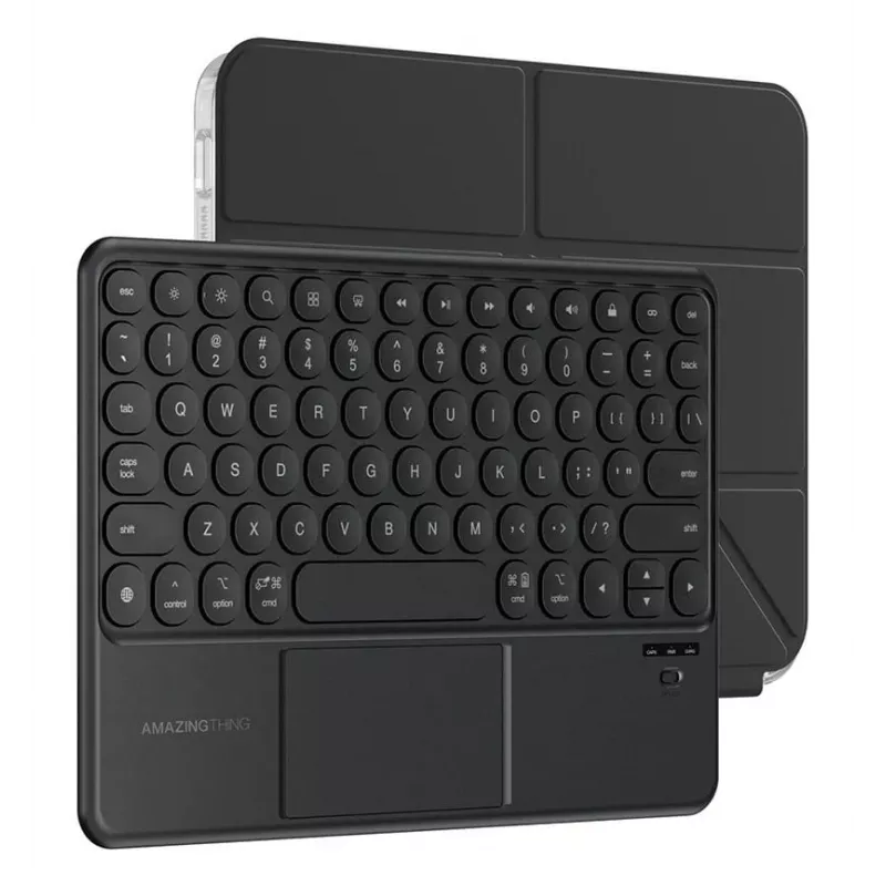 AMAZINGTHING Minimal Case Keylite Combo Keyboard Case für iPad Air 13 M3/M4 (2025/2026) - Schwarz