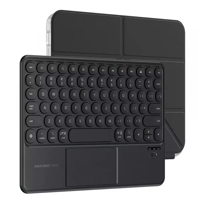AMAZINGTHING Minimal Case KeyLite Combo Tastatur-Case für iPad Air 11 M2/M3/M4 (2024/2025/2026) - Schwarz