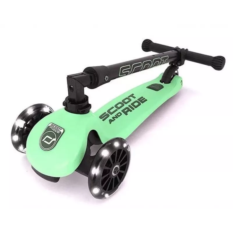 Scoot & Ride Highwaykick 3 LED Kiwi 3-Rad-Kick-Scooter