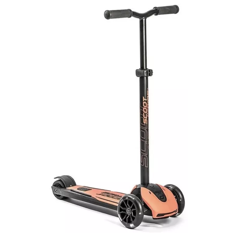 Scoot & Ride Highwaykick 5 LED Peach 3-Rad-Kick-Scooter