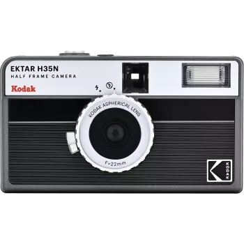 Kodak EKTAR H35N Kamera Gestreift Schwarz