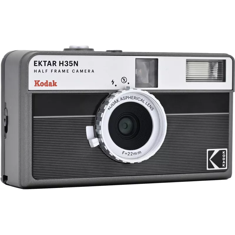 Kodak EKTAR H35N Kamera Gestreift Schwarz