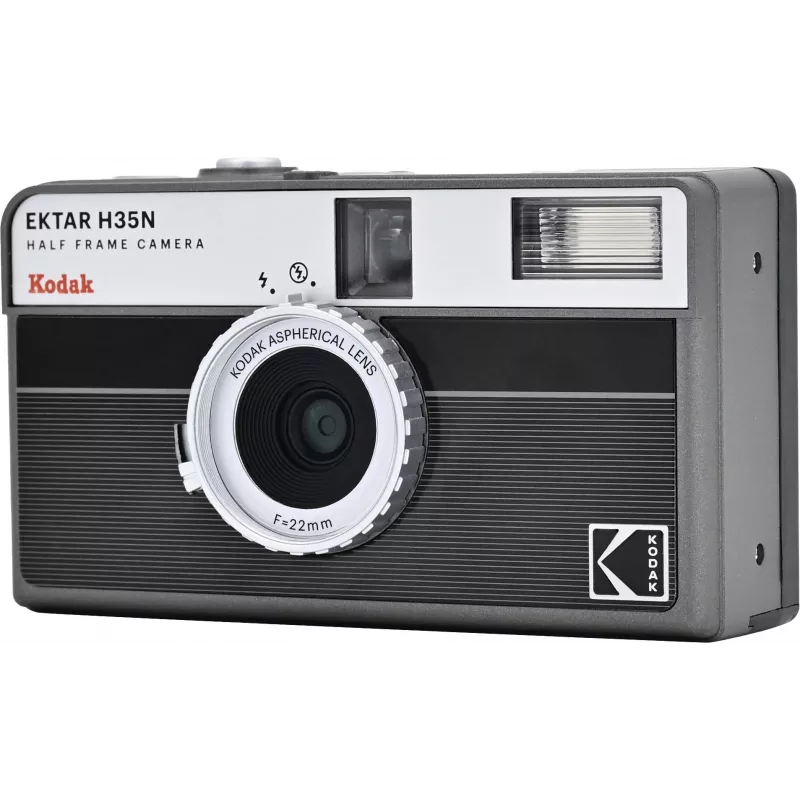 Kodak EKTAR H35N Kamera Gestreift Schwarz