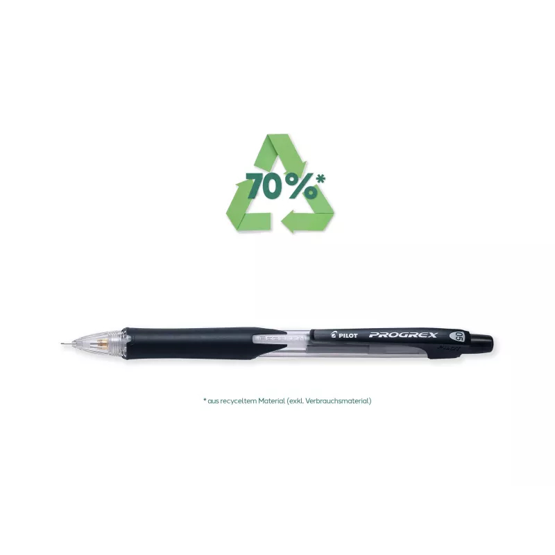 PILOT PEN Progrex BeGreen Druckbleistift Rot HB 0,5 mm 1 Stück