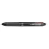 PILOT PEN FriXion Ball 4 Radierbarer Gelstift 4-in-1 Schwarzes Gehäuse 0,5 mm Extrafein