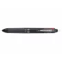 PILOT PEN FriXion Ball 4 Radierbarer Gelstift 4-in-1 Schwarzes Gehäuse 0,5 mm Extrafein
