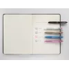 PILOT PEN FriXion Ball 4 Radierbarer Gelstift 4-in-1 Schwarzes Gehäuse 0,5 mm Extrafein