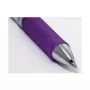Pentel BL77-VO EnerGel Gelstift - 0,7 mm - Violette Tinte - Silbernes Gehäuse - Mittlere Strichstärke - 12er-Pack