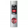 Pentel Ain Stein Mechanische Minen - B - Grau - 0,3 mm - 60 mm - 15 Stück
