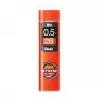 Pentel C275-2BO Super Hi-Polymer Minen Nachfüllpackung 0,5 mm 2B Orange 40 Minen Box