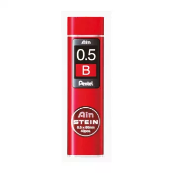 Pentel C275-BO Super Hi-Polymer Minen-Nachfüllpackung - Rot - 0,5 mm - 40 Minen - Box