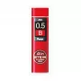 Pentel C275-BO Super Hi-Polymer Minen-Nachfüllpackung - Rot - 0,5 mm - 40 Minen - Box