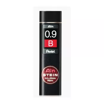 Pentel C279-BO Super Hi-Polymer Minen 0,9 mm B Schwarz 36 Minen Box