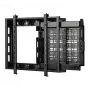 B-TECH BT7883/B Flachbildschirm-Wandhalterung mit ausziehbarer AV-Ablage, VESA 600x400, 70 kg, schwarz