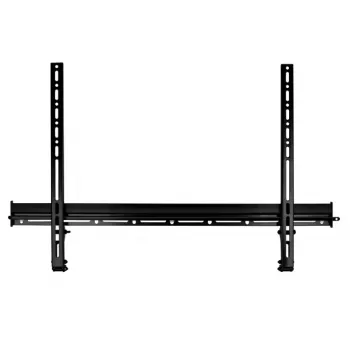 B-TECH BTV521 Feststehende Wandhalterung für 32-65 Zoll Bildschirme, Schwarz, 70 kg Tragfähigkeit, VESA 75x75 bis 600x400
