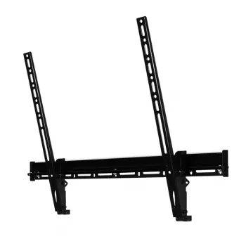 B-TECH BTV521 Feststehende Wandhalterung für 32-65 Zoll Bildschirme, Schwarz, 70 kg Tragfähigkeit, VESA 75x75 bis 600x400