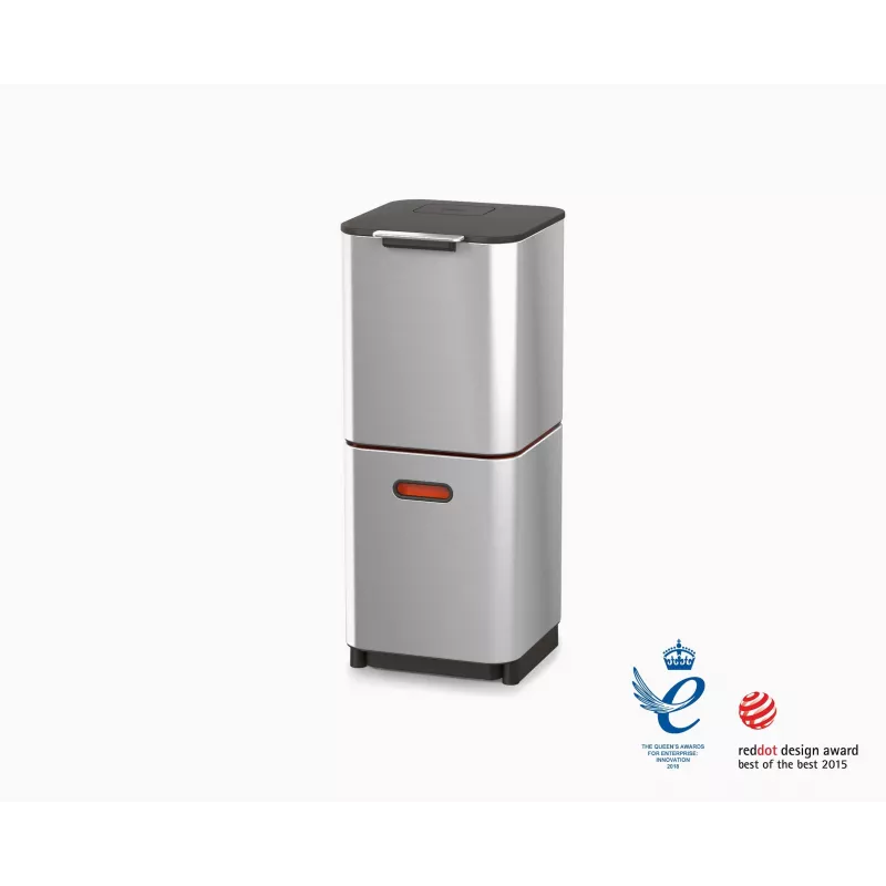 Joseph Joseph Abfallbehälter Totem 40 L Edelstahl
