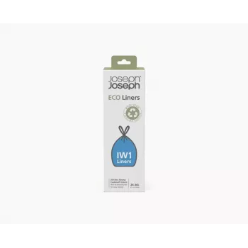 Joseph Joseph IW1 24-36L Graue Müllbeutel aus recyceltem Kunststoff (20er Pack)