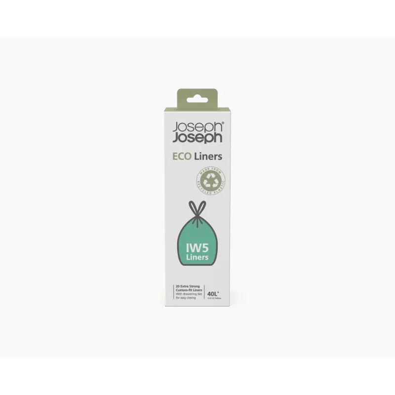 Joseph Joseph IW5 40L Graue Müllbeutel aus recyceltem Kunststoff (20 Beutel)