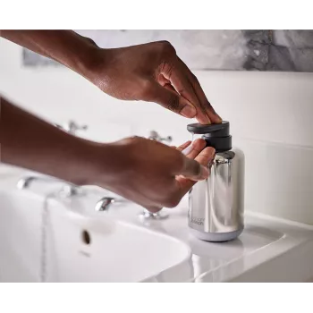 Joseph Joseph EasyStore Luxe Seifenspender Edelstahl 350 ml
