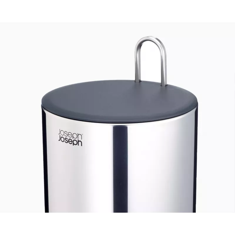 Joseph Joseph EasyStore Luxe Edelstahl Toilettenrollenhalter mit verdecktem Fach