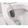 Joseph Joseph Flex 70517 Edelstahl-Toilettenbürste mit Silikonkopf, Silber/Grau