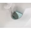 Joseph Joseph Flex 70517 Edelstahl-Toilettenbürste mit Silikonkopf, Silber/Grau