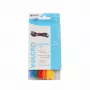 VELCRO VEL-EC60250 Klett-Kabelbinder - Farben gemischt (Blau, Grün, Orange, Rot, Gelb) - 20 cm x 12 mm - 5er-Pack