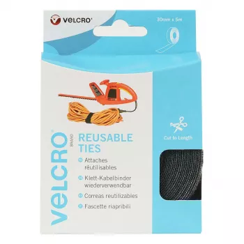 VELCRO ONE-WRAP Klettband 30 mm x 5 m Schwarz