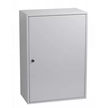Phoenix Safe KC0604K Schlüsselkasten - Grau - 200 Haken - Schlüsselschloss - 380 x 140 x 550 mm