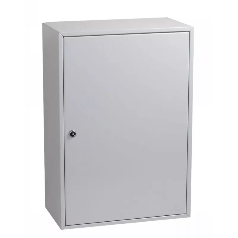 Phoenix Safe KC0604K Schlüsselkasten - Grau - 200 Haken - Schlüsselschloss - 380 x 140 x 550 mm