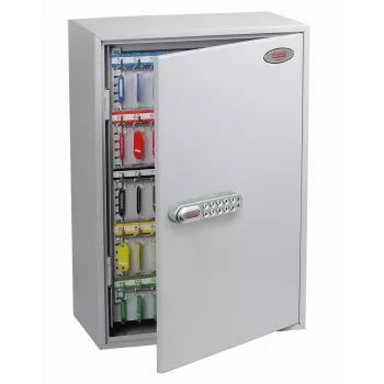 Phoenix Safe KC0605E Schlüsselkasten - Grau - 300 Haken - Elektronikschloss - 380 x 205 x 550 mm