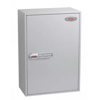 Phoenix Safe KC0605E Schlüsselkasten - Grau - 300 Haken - Elektronikschloss - 380 x 205 x 550 mm