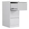 Phoenix Safe FC1003GGK 3-Schubladen Vertikaler Aktenschrank, Grau, 120-Minuten Feuerschutz