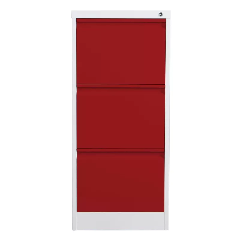 Phoenix Safe feuerfester Aktenschrank 3 Schubladen Rot