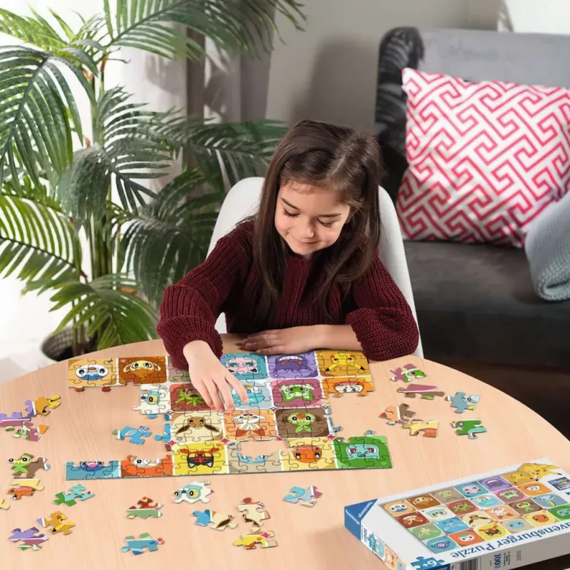 RAVENSBURGER Kinderpuzzle Pokémon Faces (100 Teile)