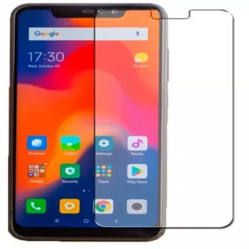 Evelatus Xiaomi Redmi Note 6 Pro 0,33 mm Flach Klar Displayschutzfolie aus gehärtetem Glas mit Japan-Kleber Antistatik