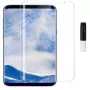 EVELATUS Samsung Galaxy S9 Plus Clear Glass UV Screen Protector mit Flüssigkleber