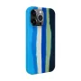 Evelatus Apple iPhone 15 Pro Max Silikonhülle Mehrfarbig Blau