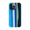 Evelatus Apple iPhone 15 Pro Max Silikonhülle Mehrfarbig Blau