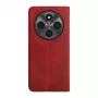Evelatus Xiaomi Redmi 14C 4G/ 14C 5G / Redmi A4 / POCO C75 PU Leather Book Case Red