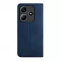 Evelatus Xiaomi Redmi Note 14 5G Book Case PU Leder Dunkelblau