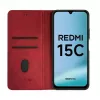 Evelatus Xiaomi Redmi 15C 4G/5G Book Case Folio Rot
