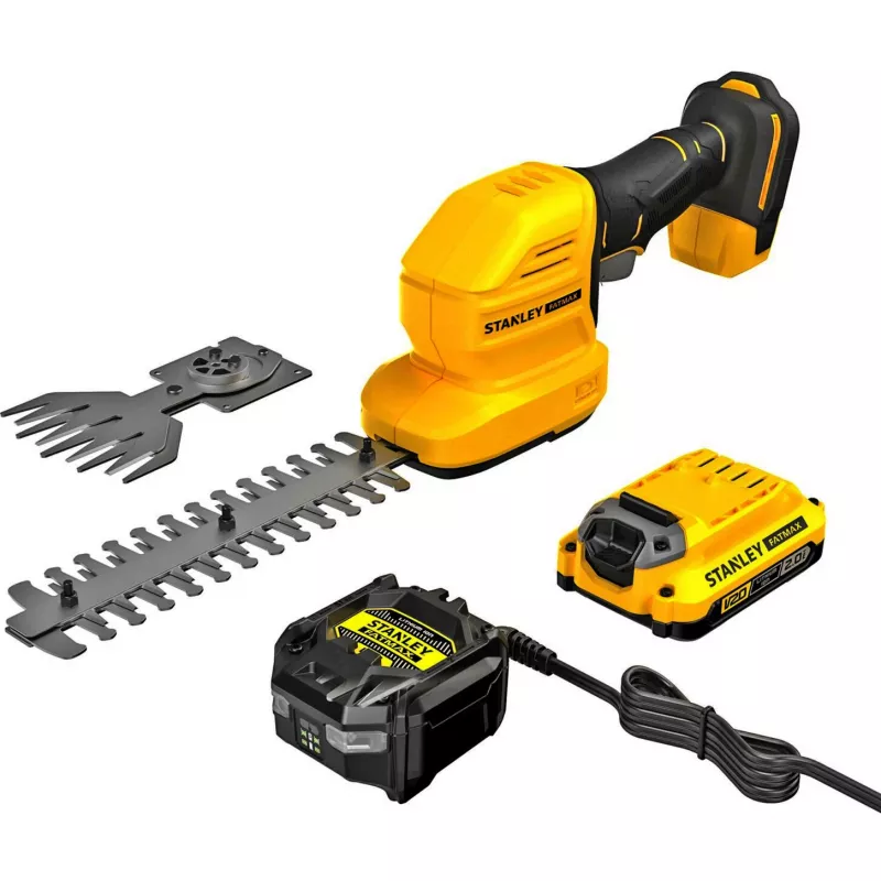 STANLEY Garten-Heckenschere und Grasschere 3,6 V Akku Lithium-Ionen
