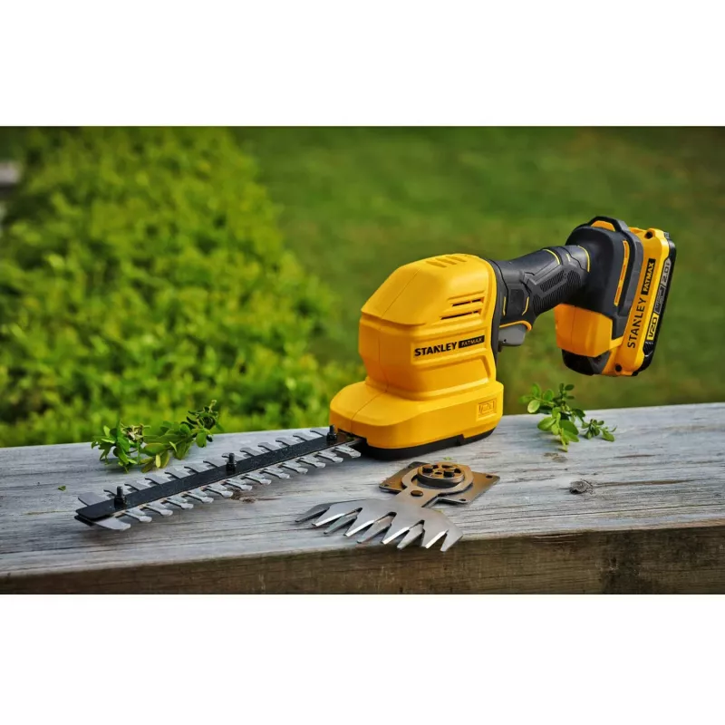 STANLEY Garten-Heckenschere und Grasschere 3,6 V Akku Lithium-Ionen