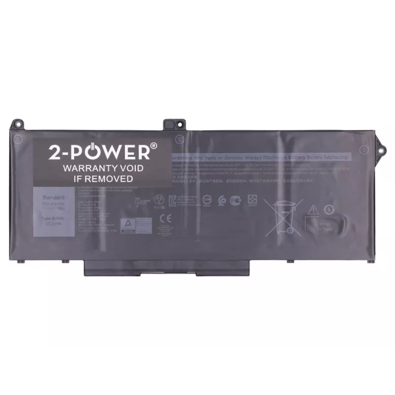 2-Power Dell Latitude 5420 Hauptakku - Akku - 45 mAh
