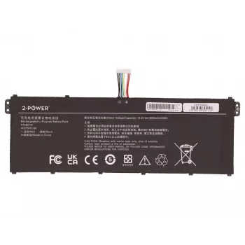 2-Power Main Battery Pack für MSI R14B01W - 42 Wh