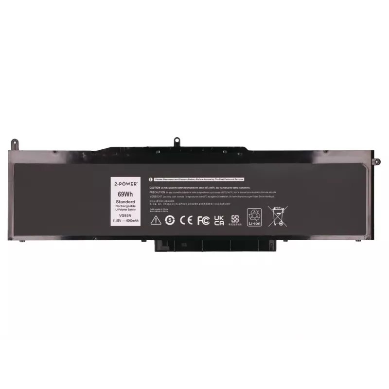 2-Power Hauptakku für Dell Precision 3520 - 69 mAh