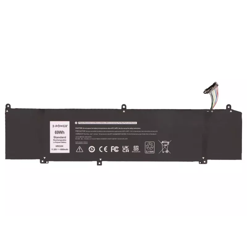 2-Power Dell Alienware M15 Hauptakku - Akku - 69 mAh
