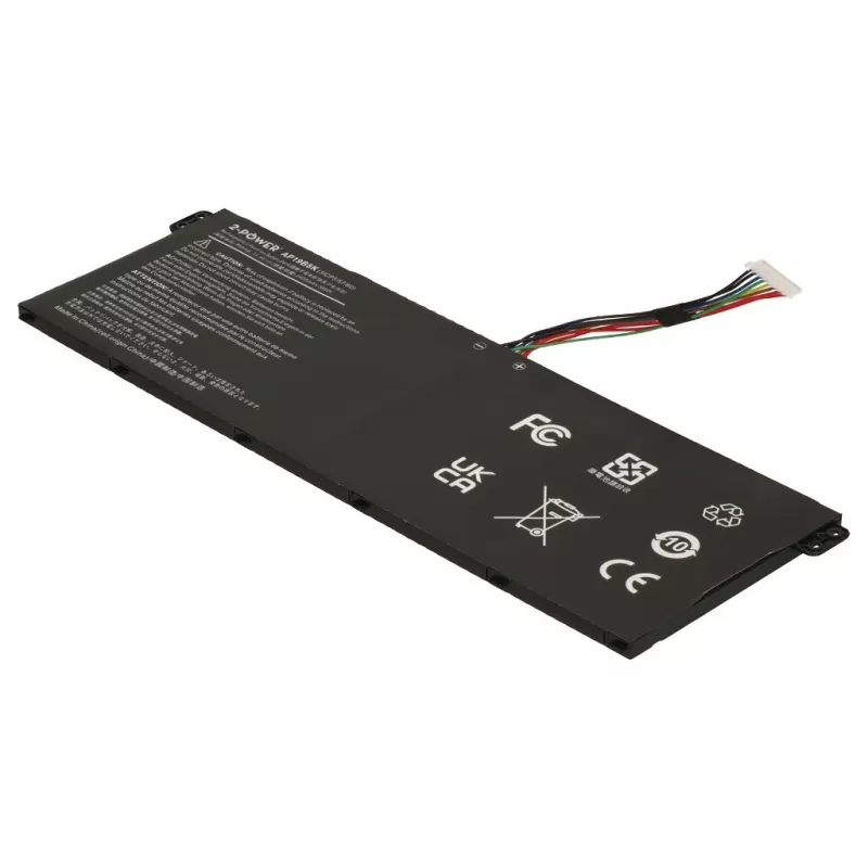 2-Power Main Battery Pack - 3400 mAh - 11,1V - Li-ion - Schwarz - für Dell Latitude E7440/E7450